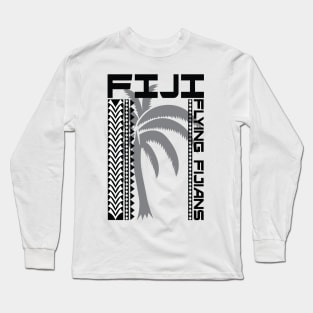 Fiji Rugby Flying Fijians Tattoo Fan Memorabilia Long Sleeve T-Shirt